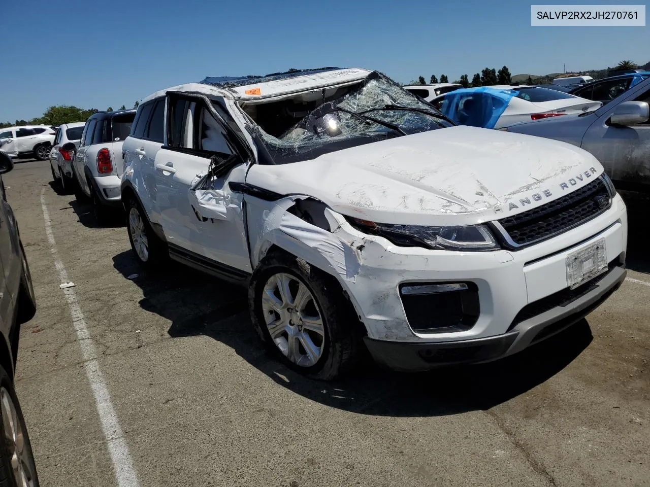 2018 Land Rover Range Rover Evoque Se VIN: SALVP2RX2JH270761 Lot: 53897634