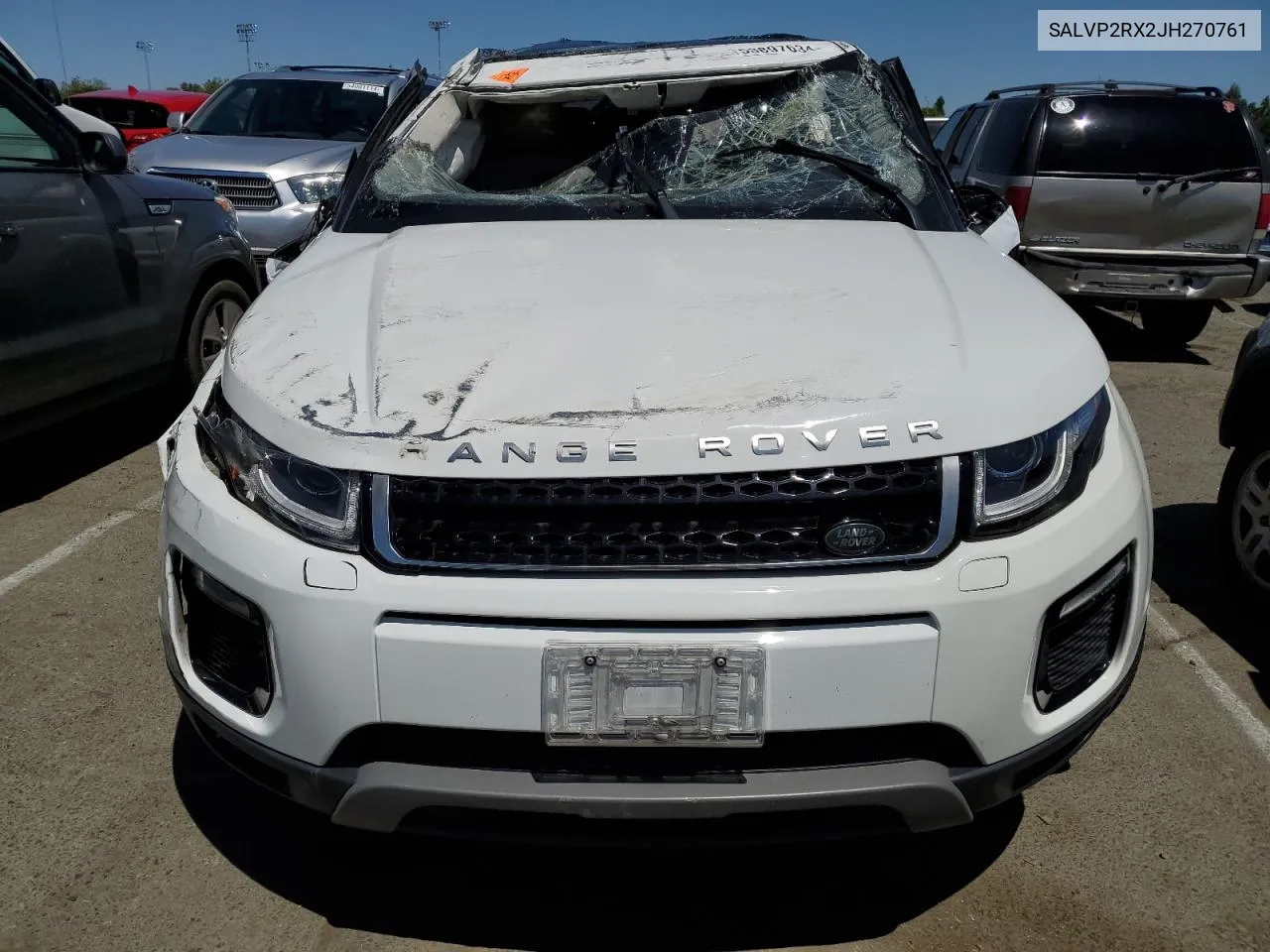 2018 Land Rover Range Rover Evoque Se VIN: SALVP2RX2JH270761 Lot: 53897634