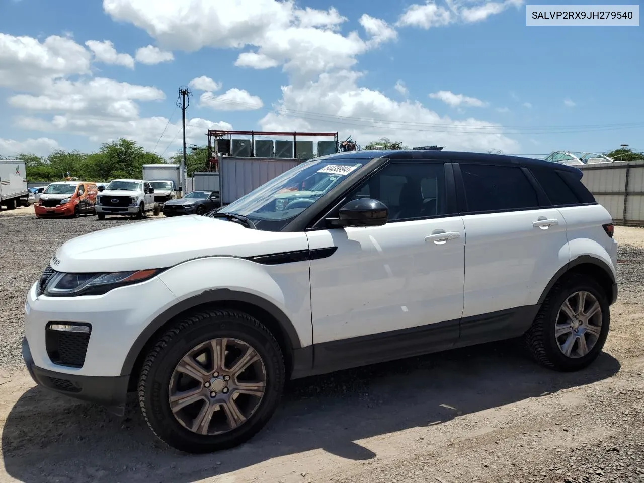 SALVP2RX9JH279540 2018 Land Rover Range Rover Evoque Se