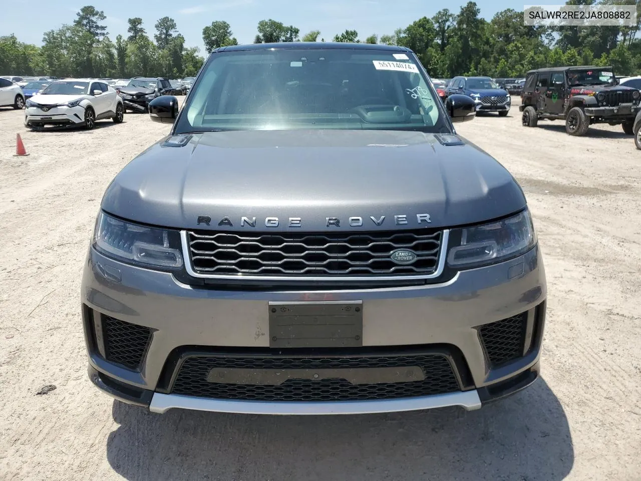 2018 Land Rover Range Rover Sport Supercharged Dynamic VIN: SALWR2RE2JA808882 Lot: 55114074