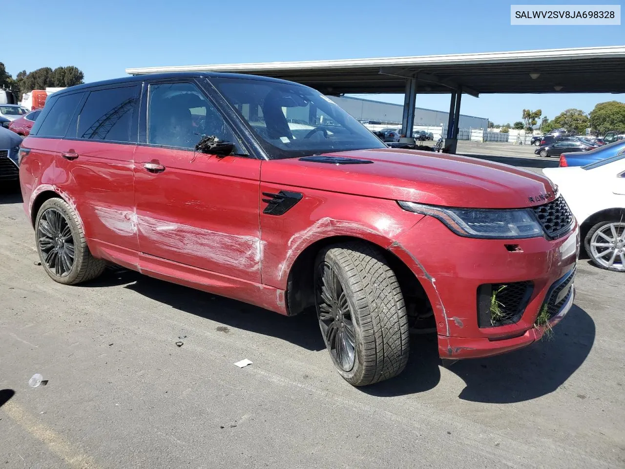 2018 Land Rover Range Rover Sport Hse Dynamic VIN: SALWV2SV8JA698328 Lot: 55390234