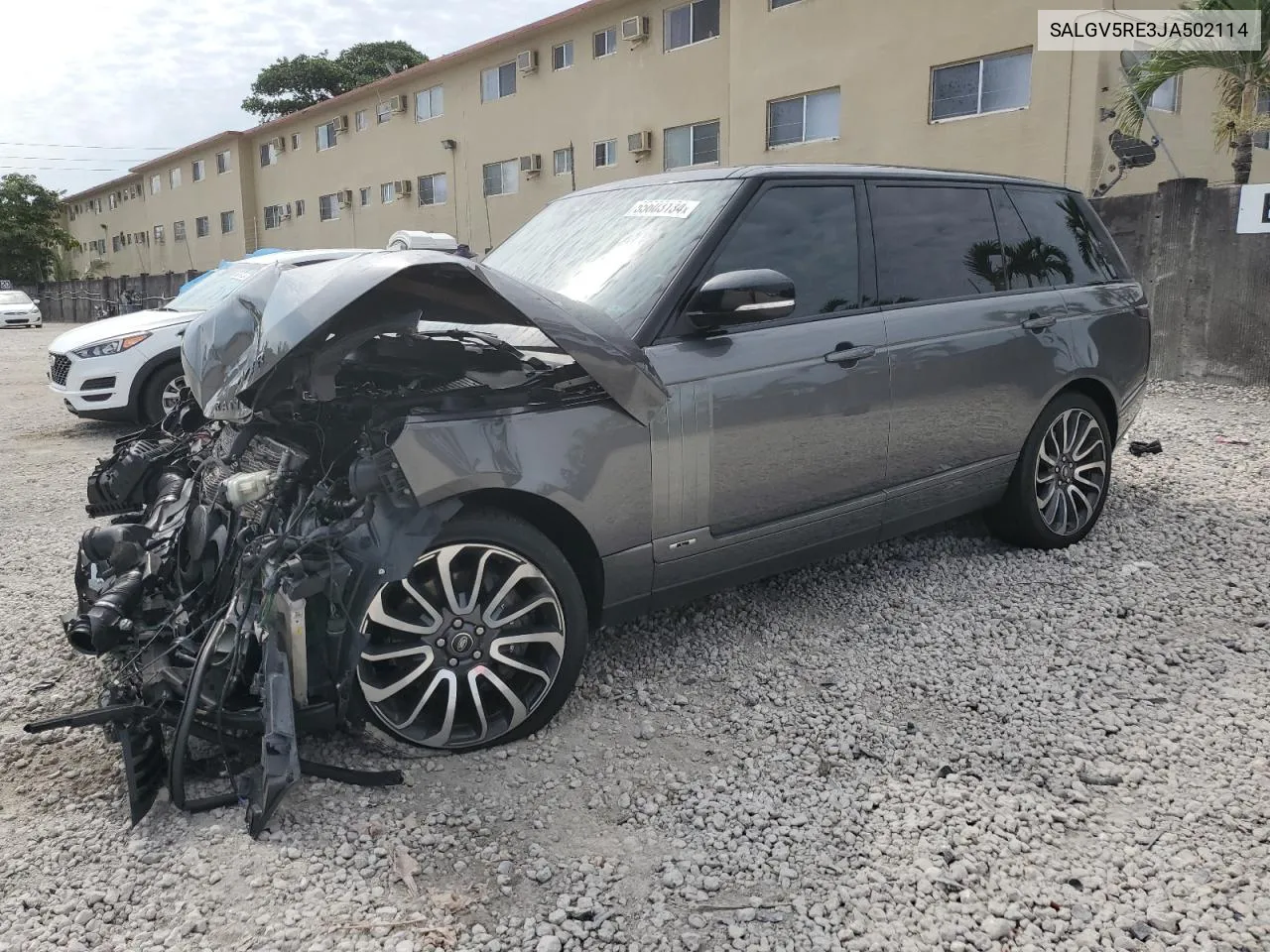 2018 Land Rover Range Rover Autobiography VIN: SALGV5RE3JA502114 Lot: 55603134