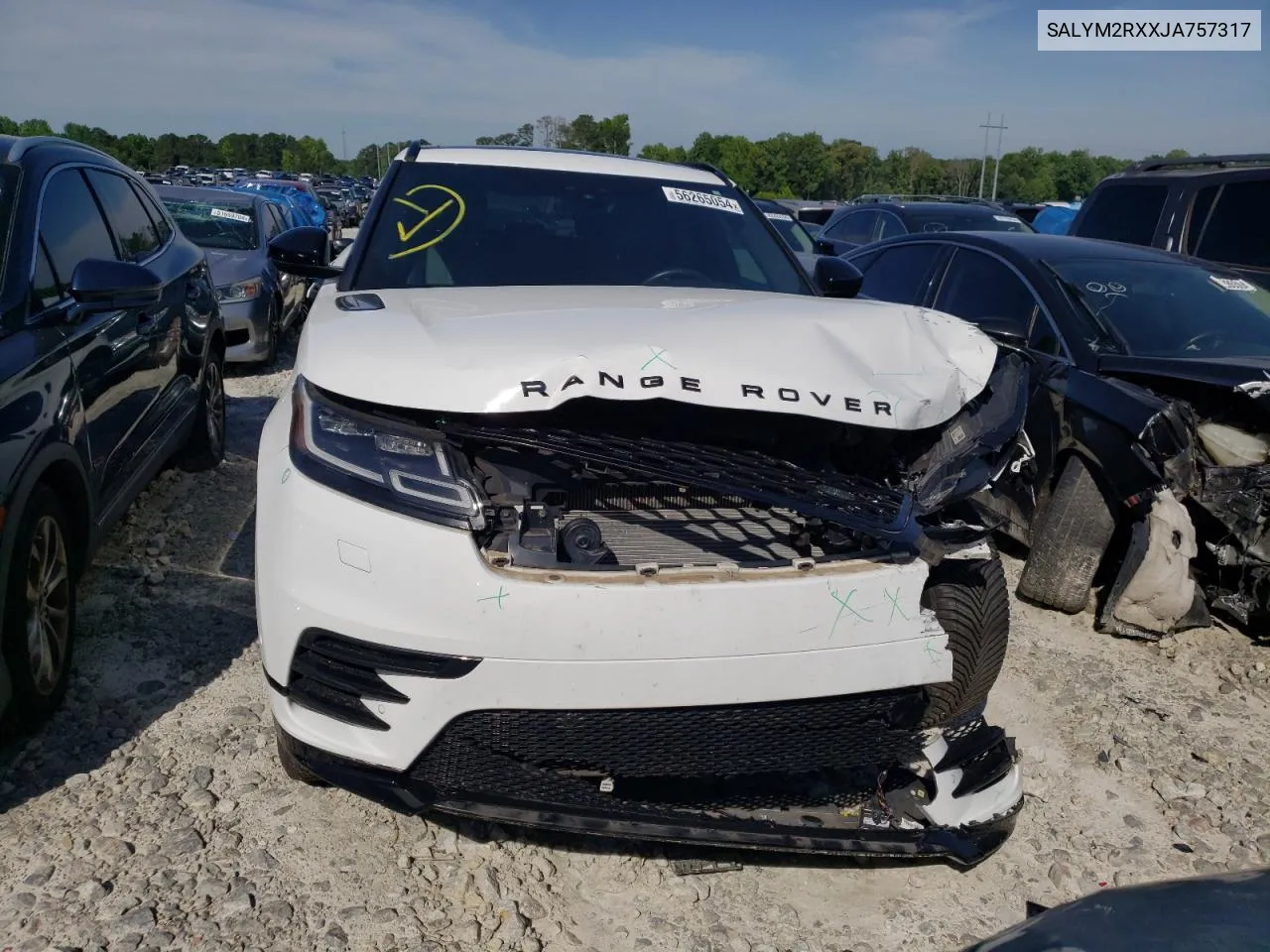 2018 Land Rover Range Rover Velar R-Dynamic Hse VIN: SALYM2RXXJA757317 Lot: 56265054