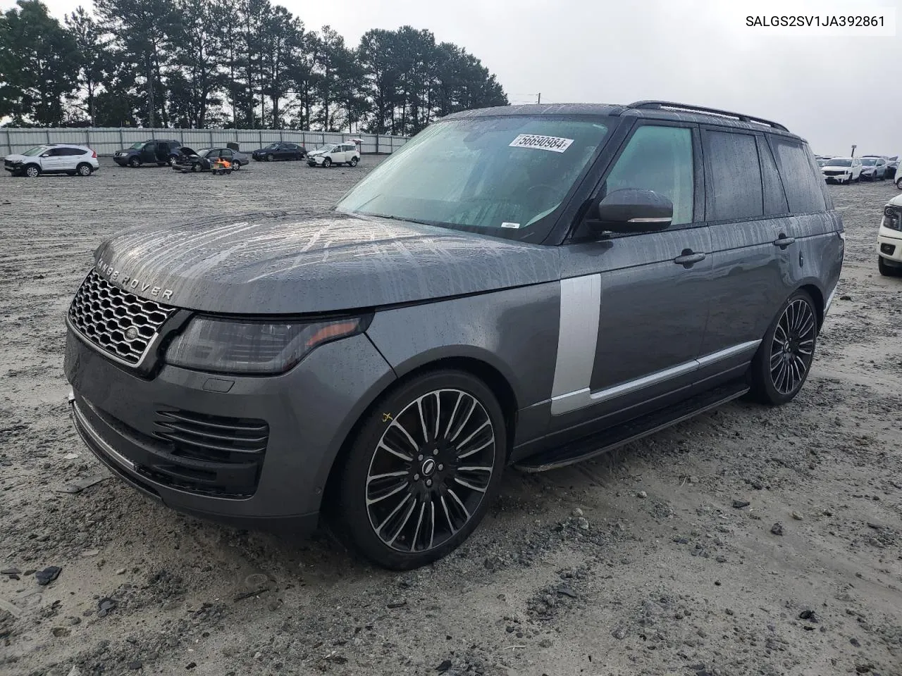 2018 Land Rover Range Rover Hse VIN: SALGS2SV1JA392861 Lot: 56690984