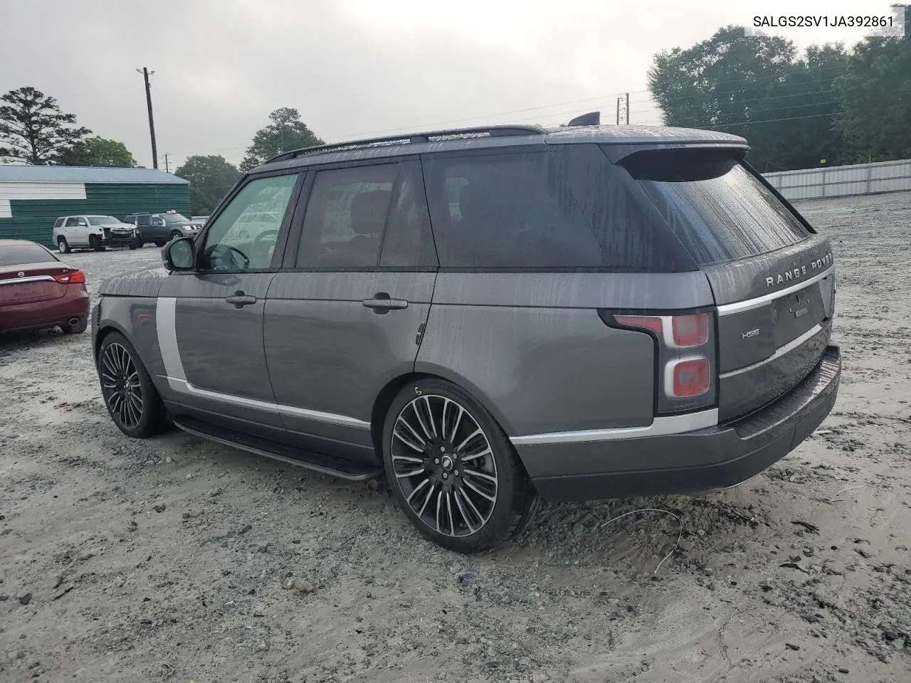 SALGS2SV1JA392861 2018 Land Rover Range Rover Hse