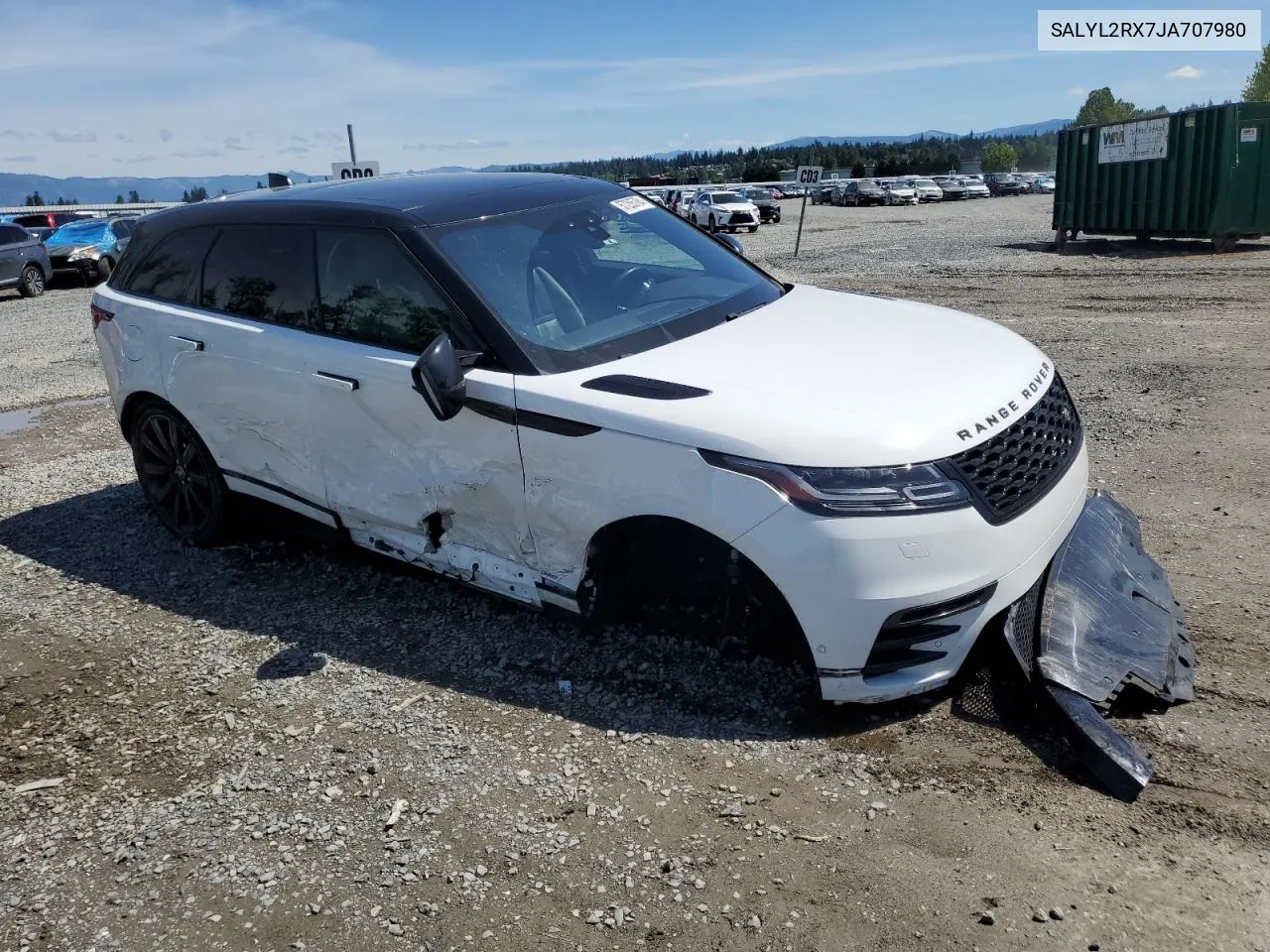 2018 Land Rover Range Rover Velar R-Dynamic Se VIN: SALYL2RX7JA707980 Lot: 57285784