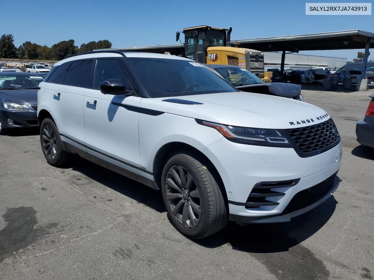 2018 Land Rover Range Rover Velar R-Dynamic Se VIN: SALYL2RX7JA743913 Lot: 57963644