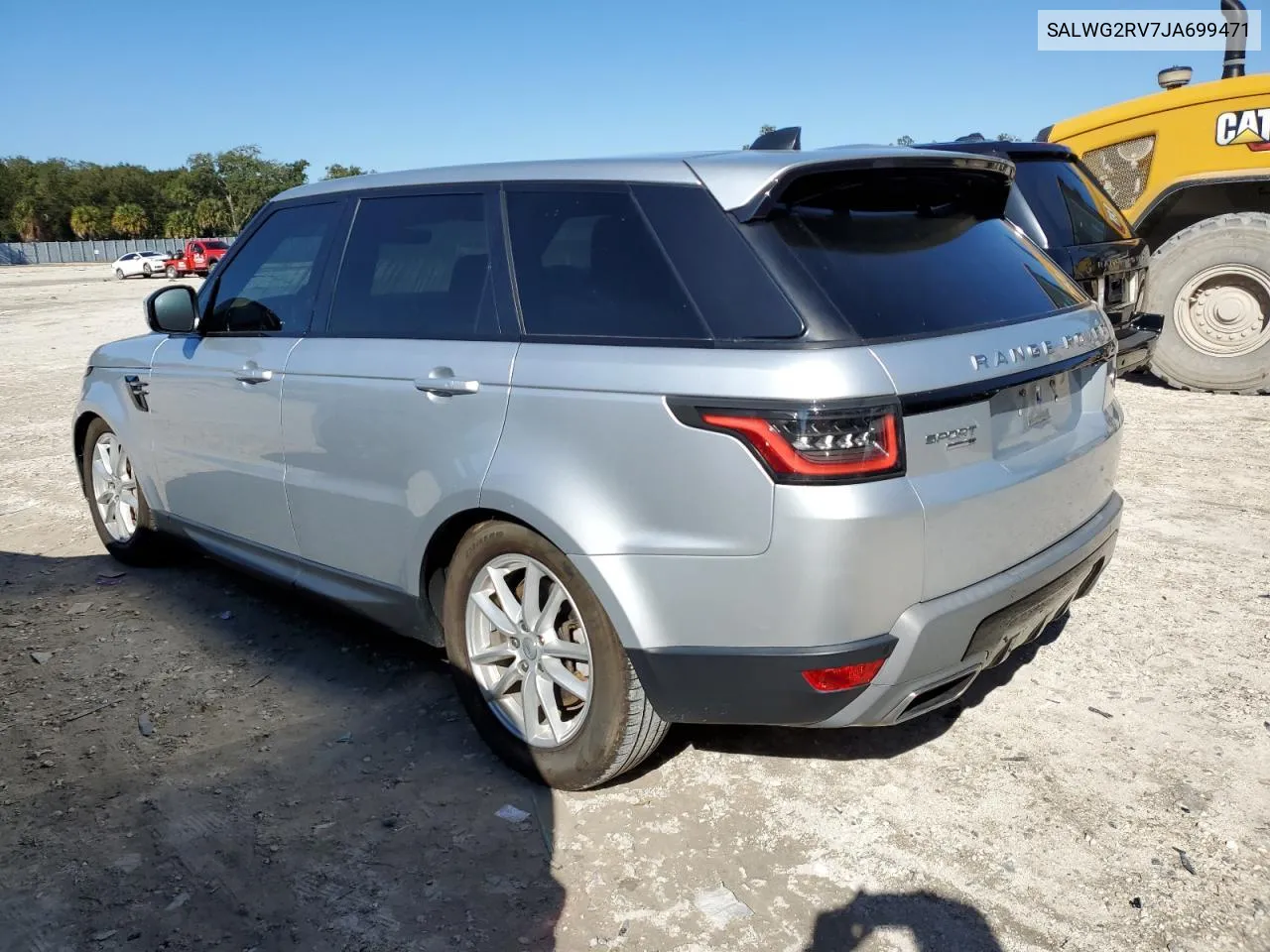 2018 Land Rover Range Rover Sport Se VIN: SALWG2RV7JA699471 Lot: 57973634