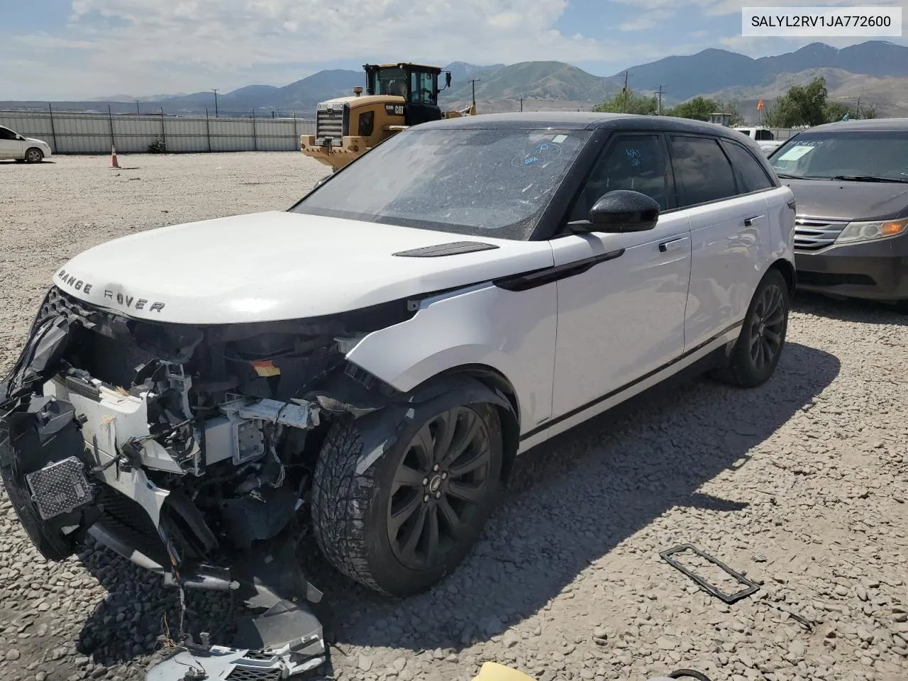 2018 Land Rover Range Rover Velar R-Dynamic Se VIN: SALYL2RV1JA772600 Lot: 58229414