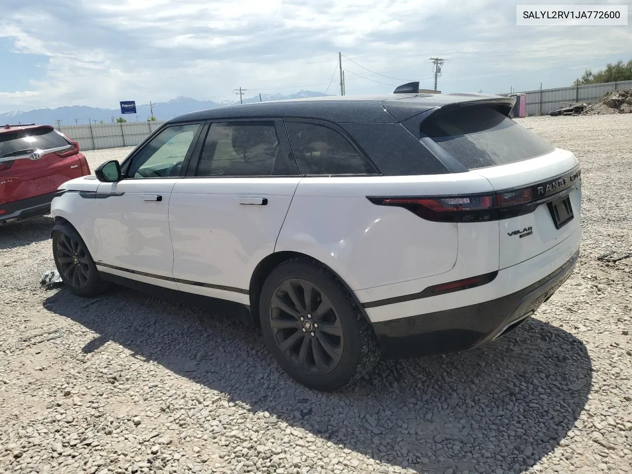 2018 Land Rover Range Rover Velar R-Dynamic Se VIN: SALYL2RV1JA772600 Lot: 58229414