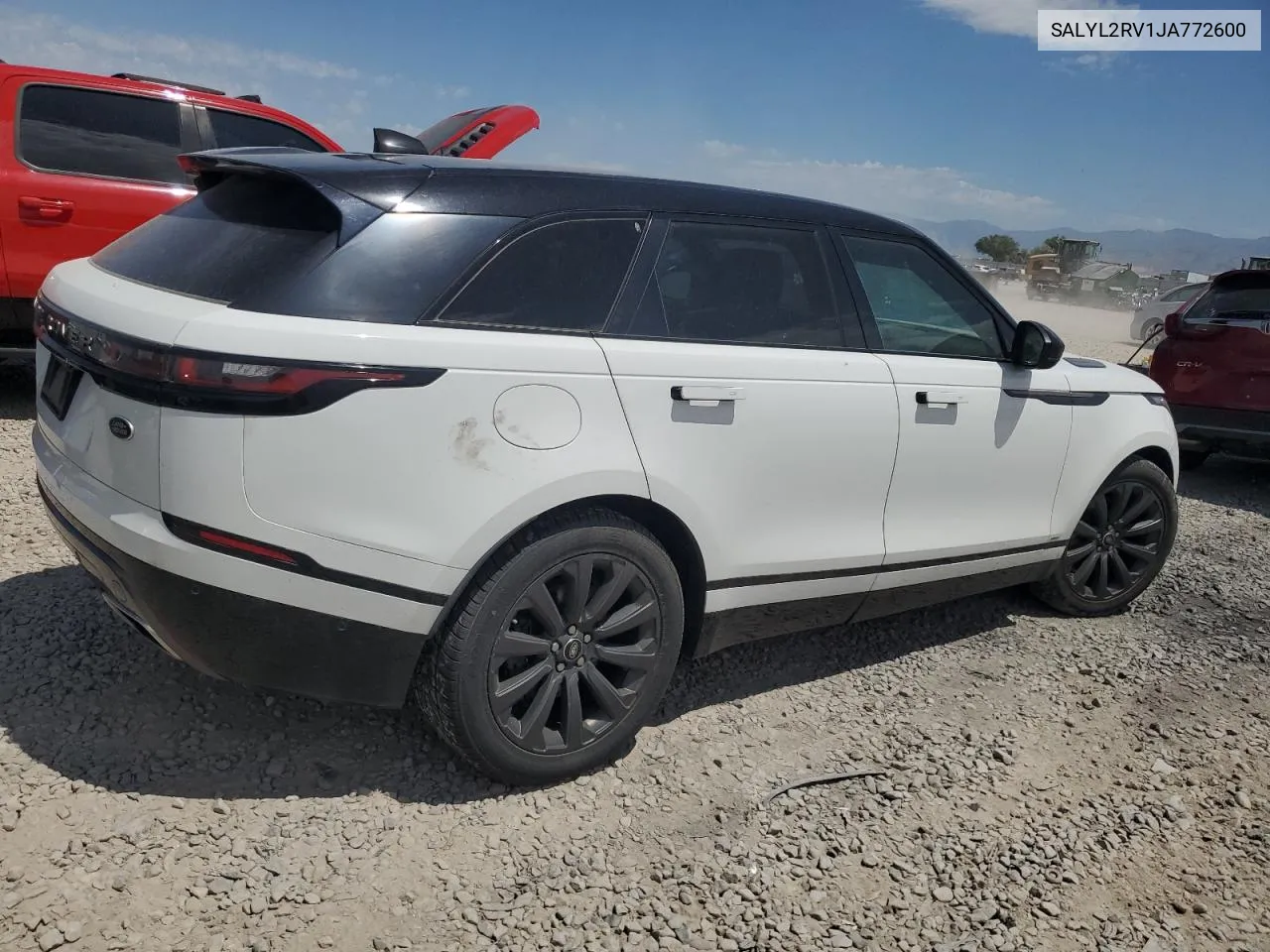 SALYL2RV1JA772600 2018 Land Rover Range Rover Velar R-Dynamic Se