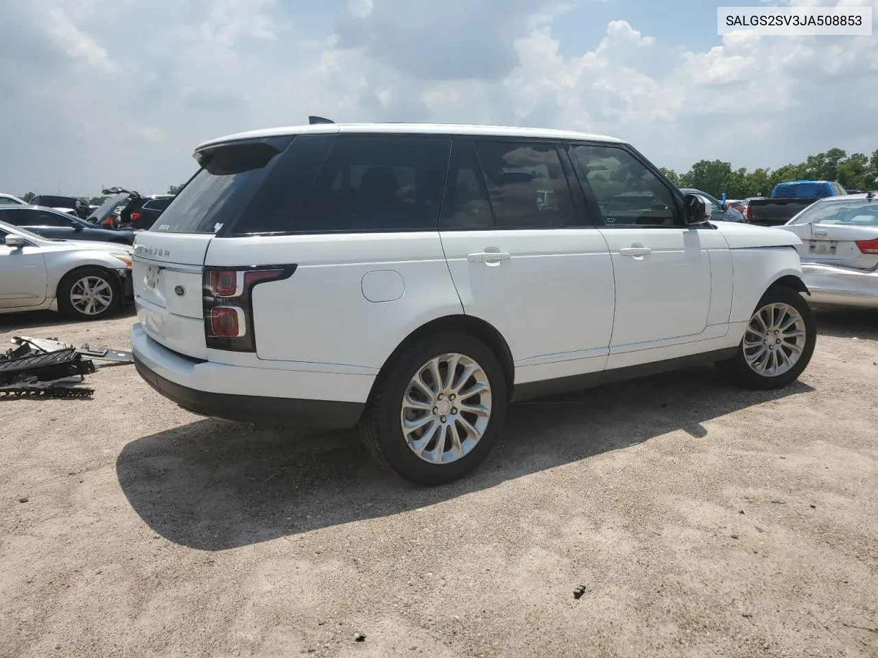 2018 Land Rover Range Rover Hse VIN: SALGS2SV3JA508853 Lot: 58681074