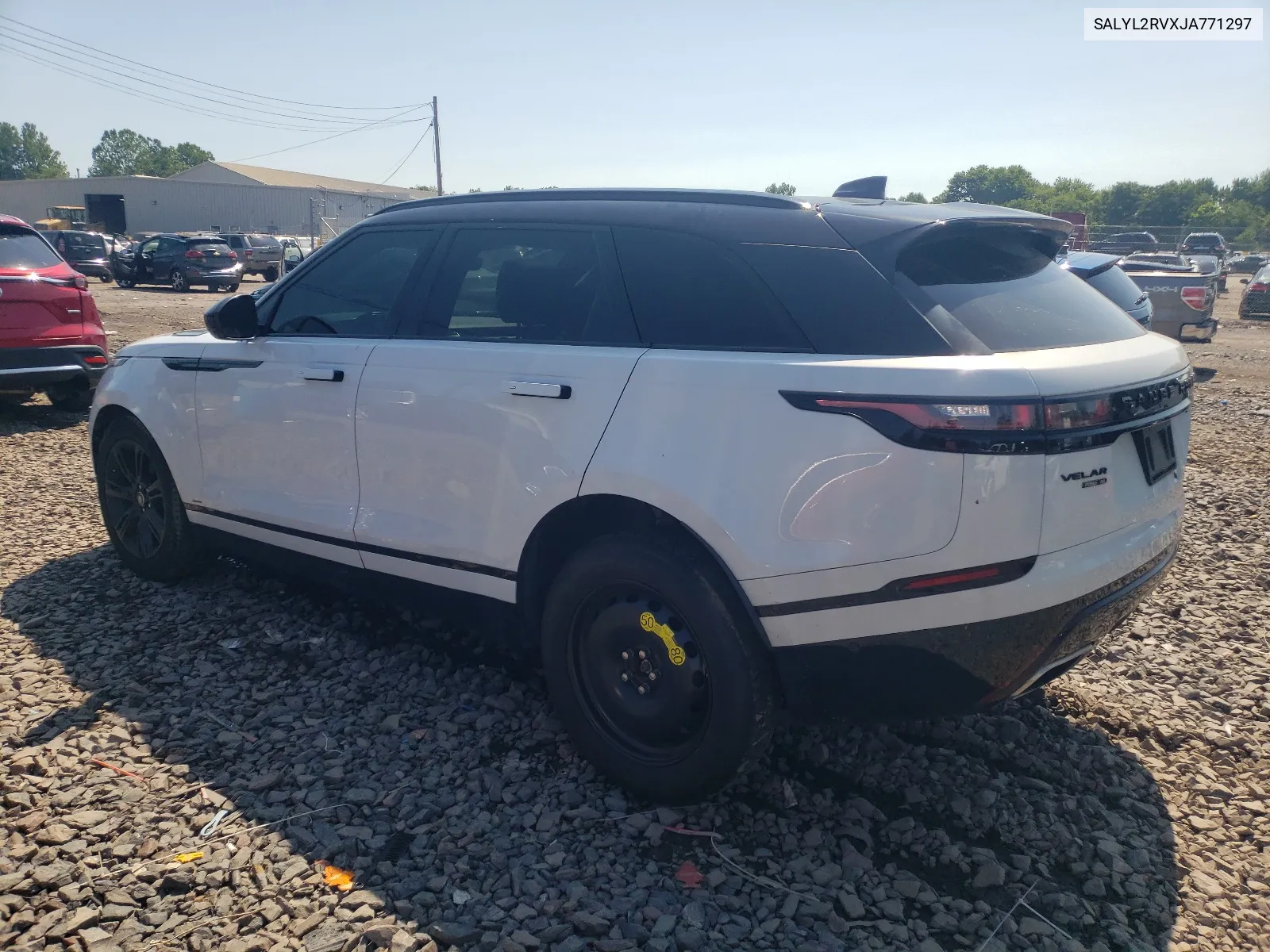 2018 Land Rover Range Rover Velar R-Dynamic Se VIN: SALYL2RVXJA771297 Lot: 63706574