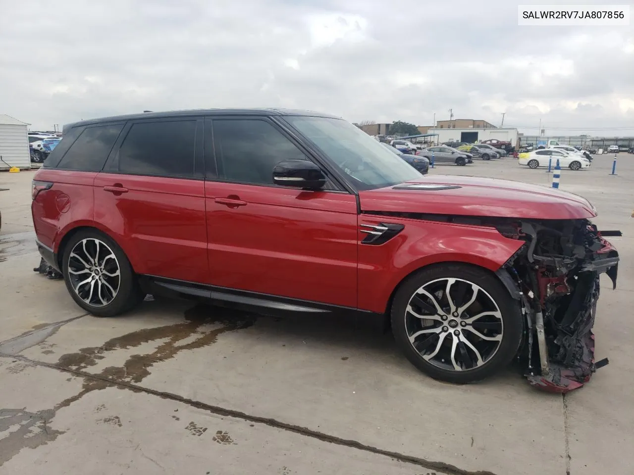 2018 Land Rover Range Rover Sport Hse VIN: SALWR2RV7JA807856 Lot: 64455424