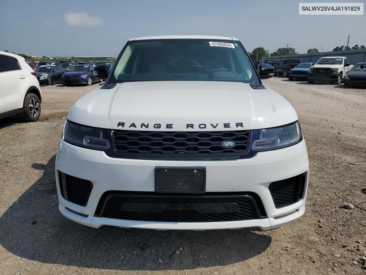 2018 Land Rover Range Rover Sport Hse Dynamic VIN: SALWV2SV4JA191829 Lot: 67095834