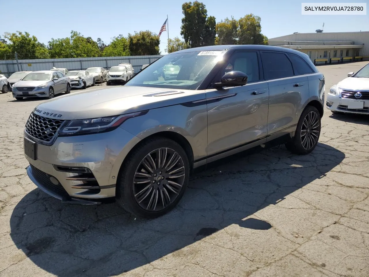 SALYM2RV0JA728780 2018 Land Rover Range Rover Velar R-Dynamic Hse