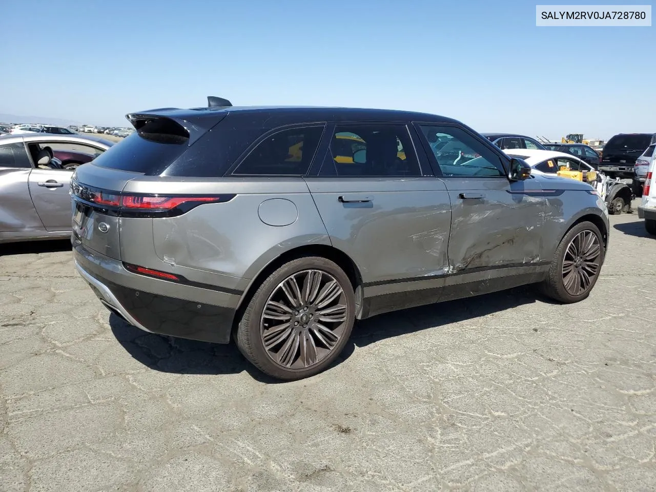 2018 Land Rover Range Rover Velar R-Dynamic Hse VIN: SALYM2RV0JA728780 Lot: 67891564