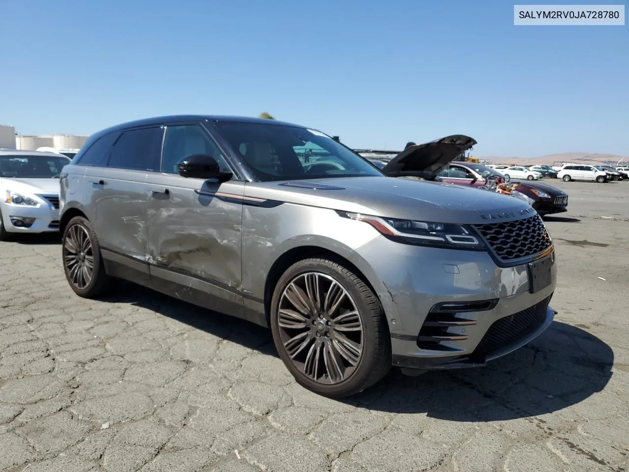 SALYM2RV0JA728780 2018 Land Rover Range Rover Velar R-Dynamic Hse