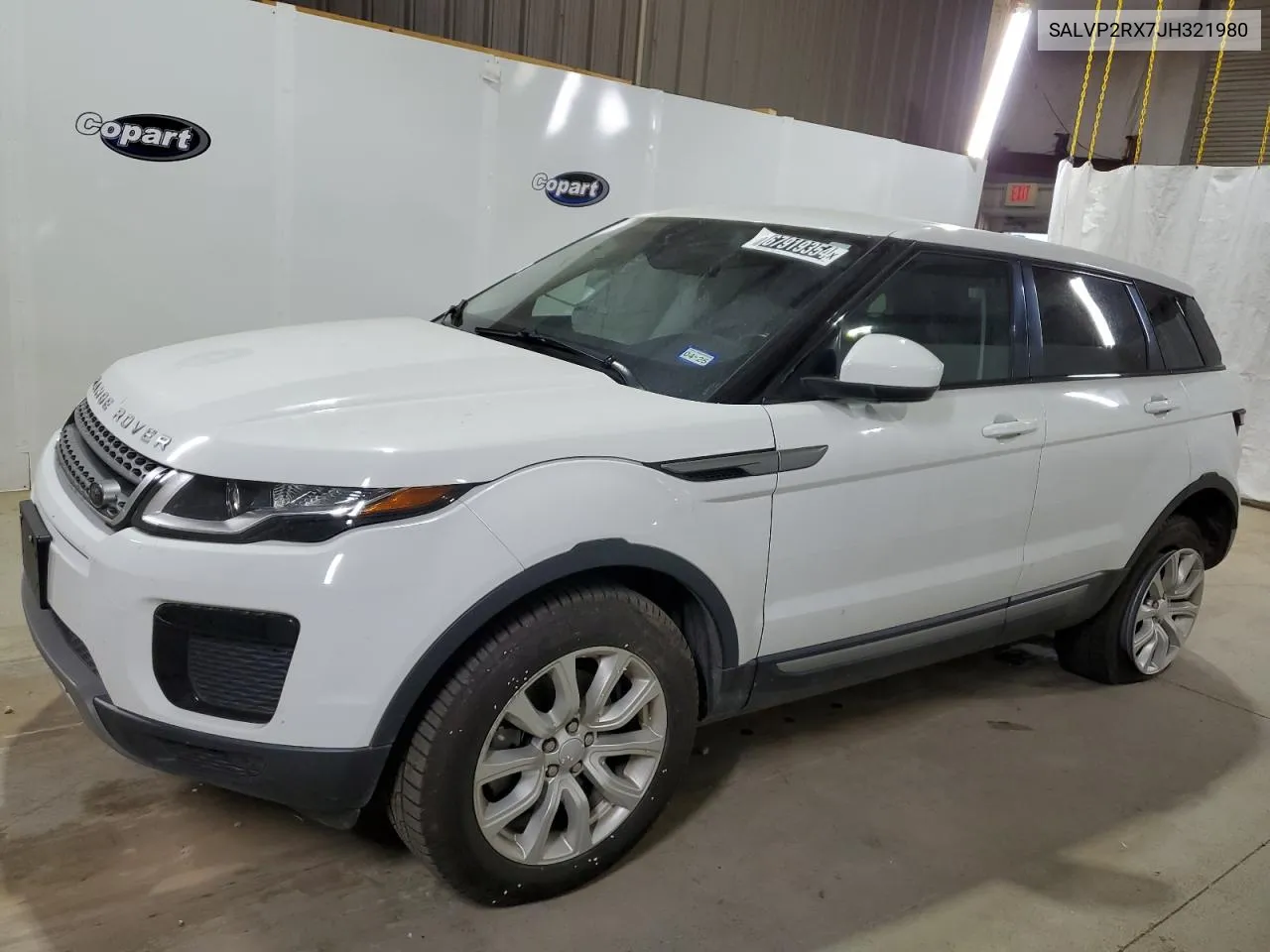 SALVP2RX7JH321980 2018 Land Rover Range Rover Evoque Se