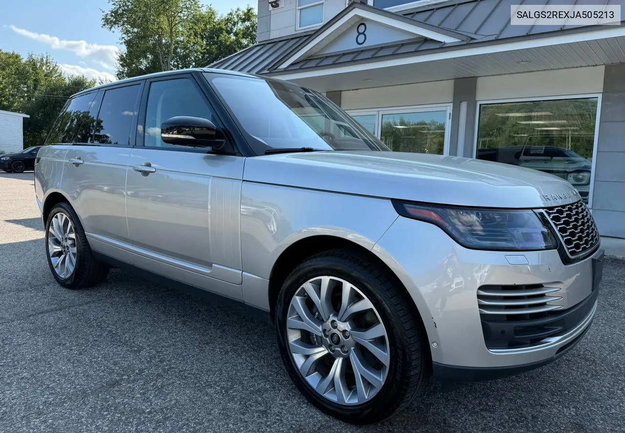 2018 Land Rover Range Rover Supercharged VIN: SALGS2REXJA505213 Lot: 69312894