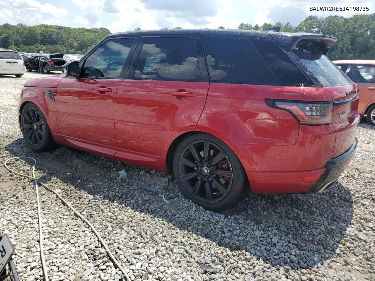 2018 Land Rover Range Rover Sport Supercharged Dynamic VIN: SALWR2RE5JA198735 Lot: 69366534