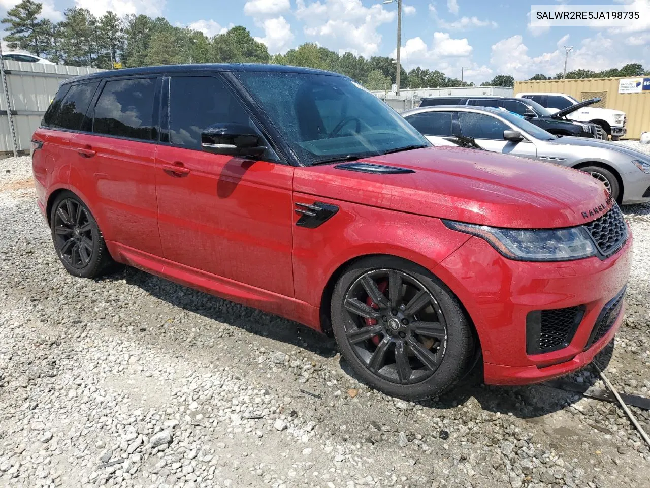 2018 Land Rover Range Rover Sport Supercharged Dynamic VIN: SALWR2RE5JA198735 Lot: 69366534