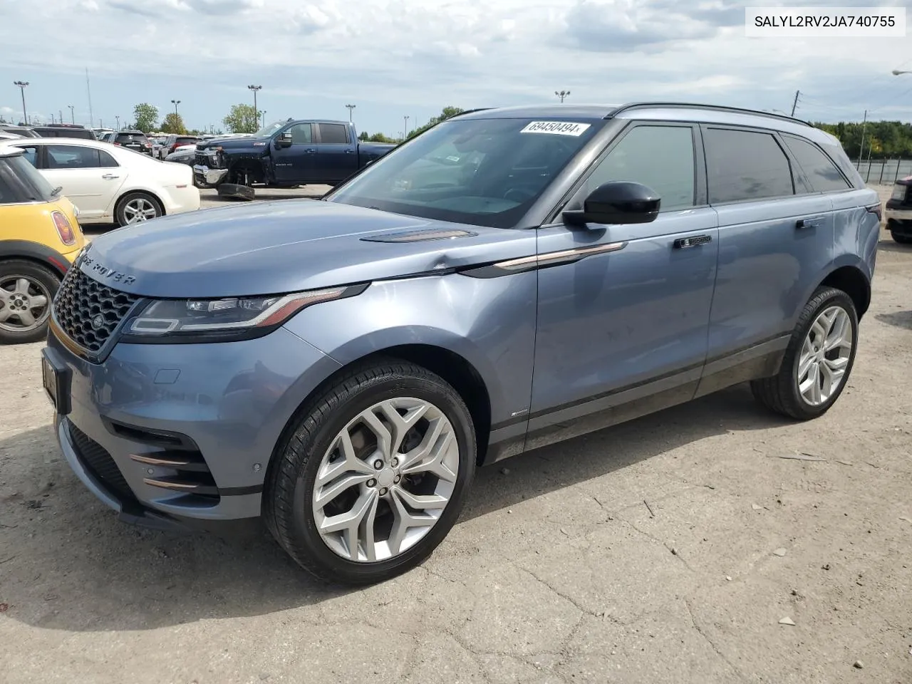 SALYL2RV2JA740755 2018 Land Rover Range Rover Velar R-Dynamic Se