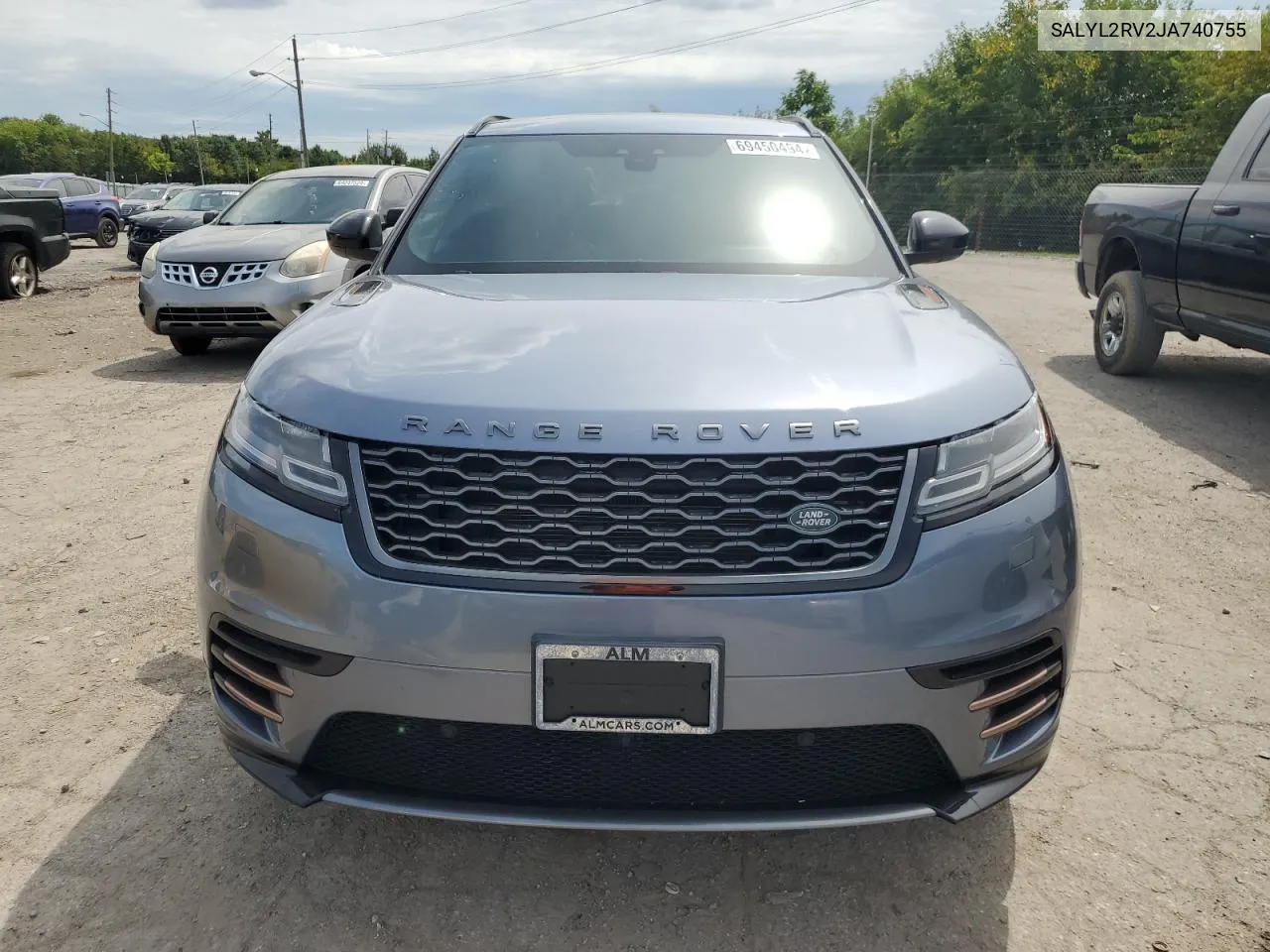 2018 Land Rover Range Rover Velar R-Dynamic Se VIN: SALYL2RV2JA740755 Lot: 69450494