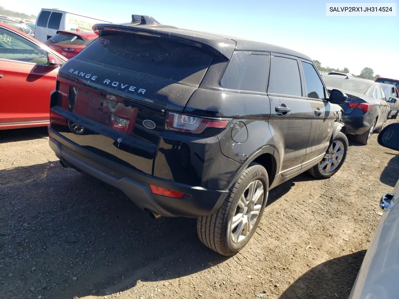 SALVP2RX1JH314524 2018 Land Rover Range Rover Evoque Se