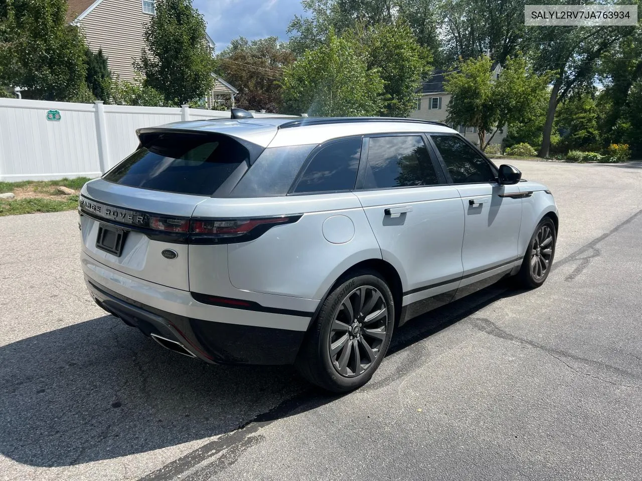 2018 Land Rover Range Rover Velar R-Dynamic Se VIN: SALYL2RV7JA763934 Lot: 69769544