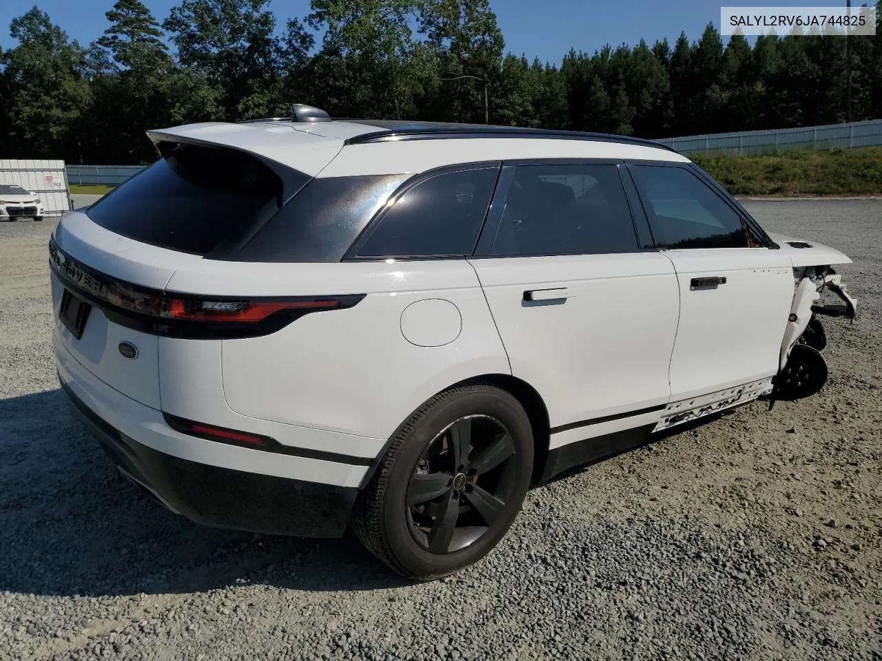 SALYL2RV6JA744825 2018 Land Rover Range Rover Velar R-Dynamic Se