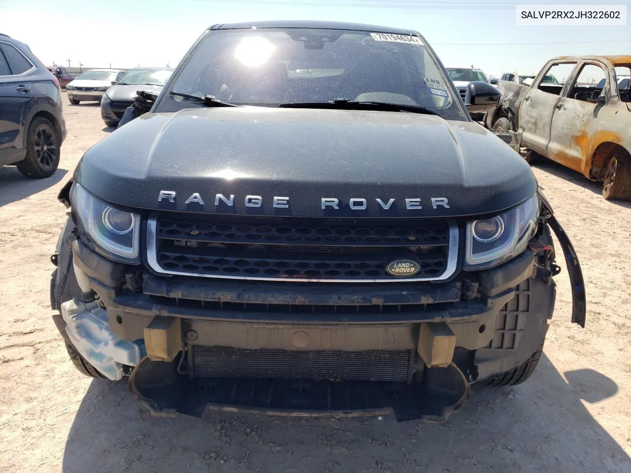 SALVP2RX2JH322602 2018 Land Rover Range Rover Evoque Se