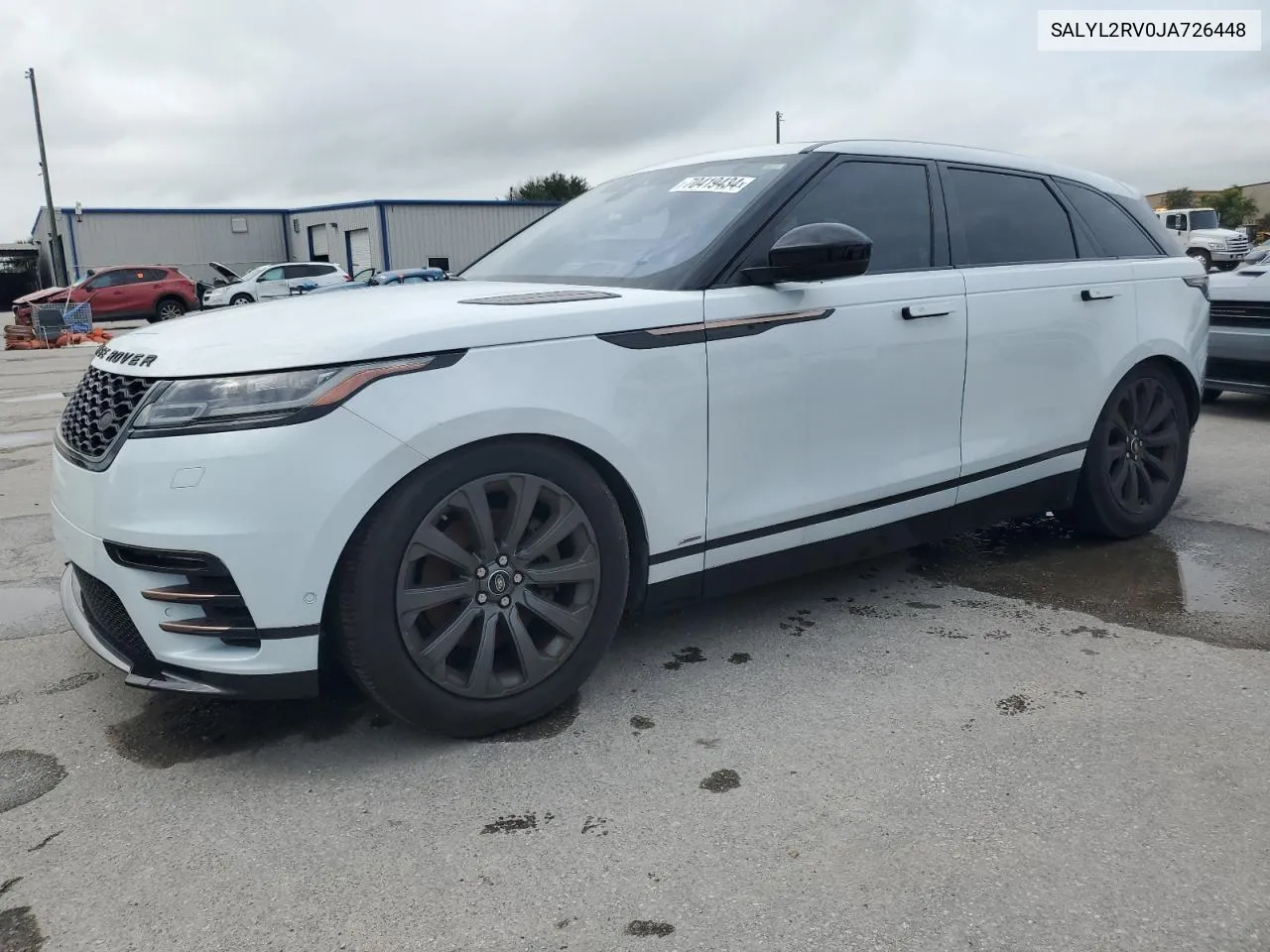 2018 Land Rover Range Rover Velar R-Dynamic Se VIN: SALYL2RV0JA726448 Lot: 70419434