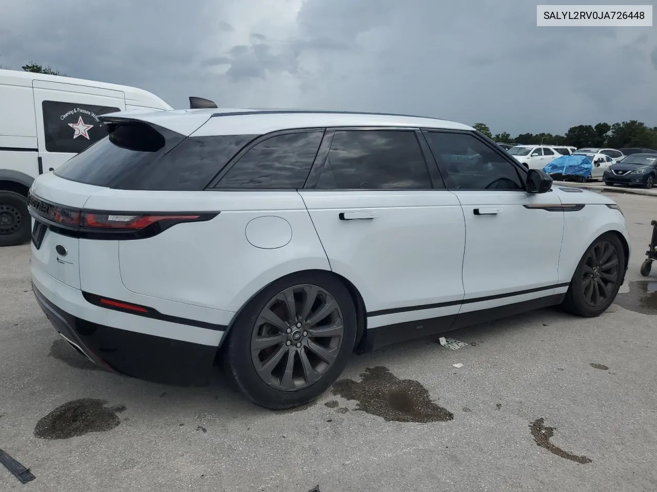 2018 Land Rover Range Rover Velar R-Dynamic Se VIN: SALYL2RV0JA726448 Lot: 70419434