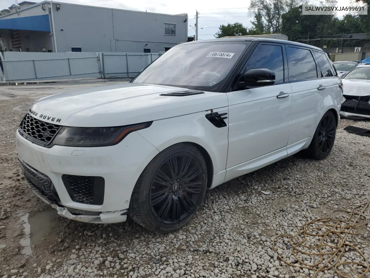 SALWV2SVXJA699691 2018 Land Rover Range Rover Sport Hse Dynamic