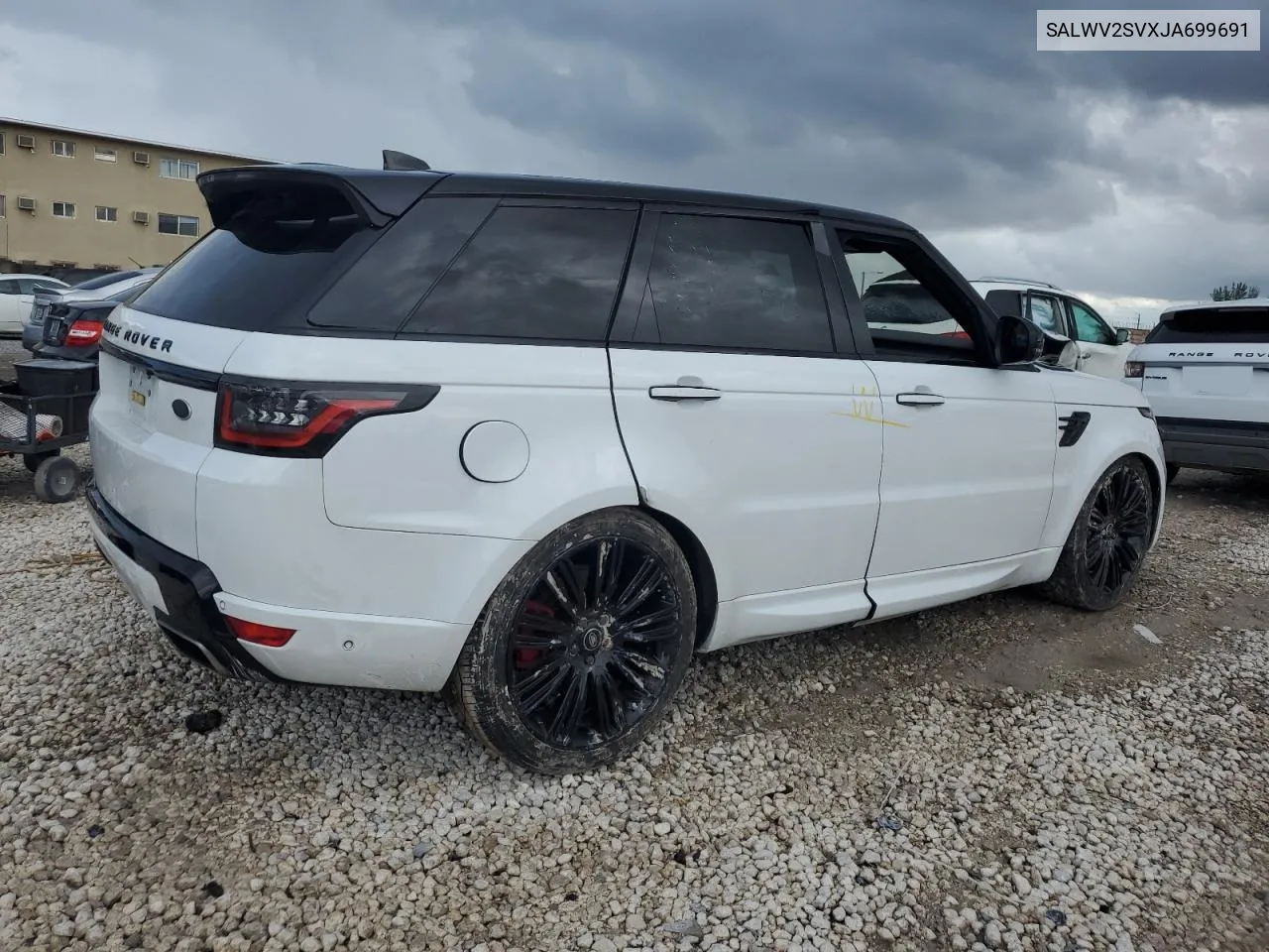 SALWV2SVXJA699691 2018 Land Rover Range Rover Sport Hse Dynamic