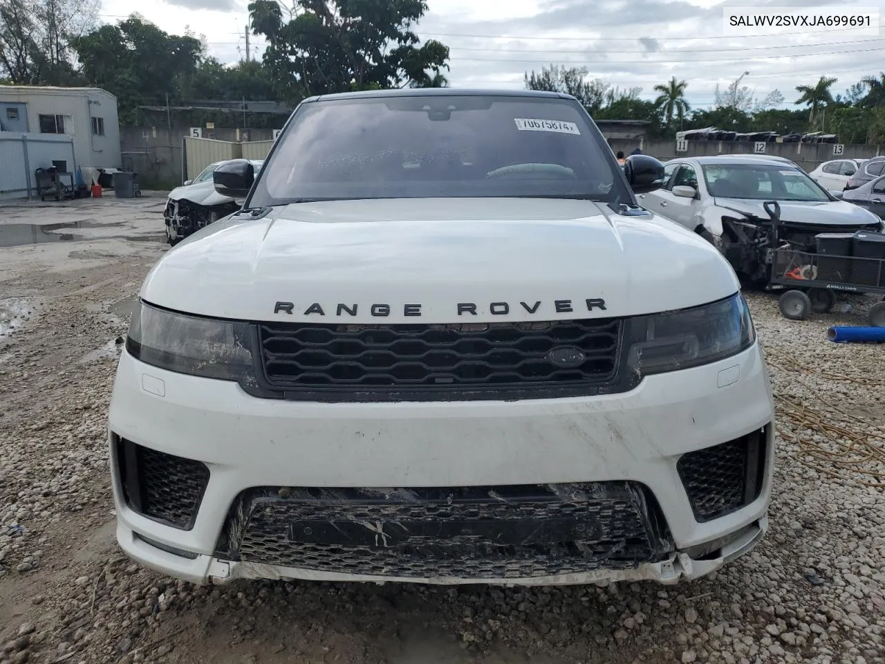 2018 Land Rover Range Rover Sport Hse Dynamic VIN: SALWV2SVXJA699691 Lot: 70675874