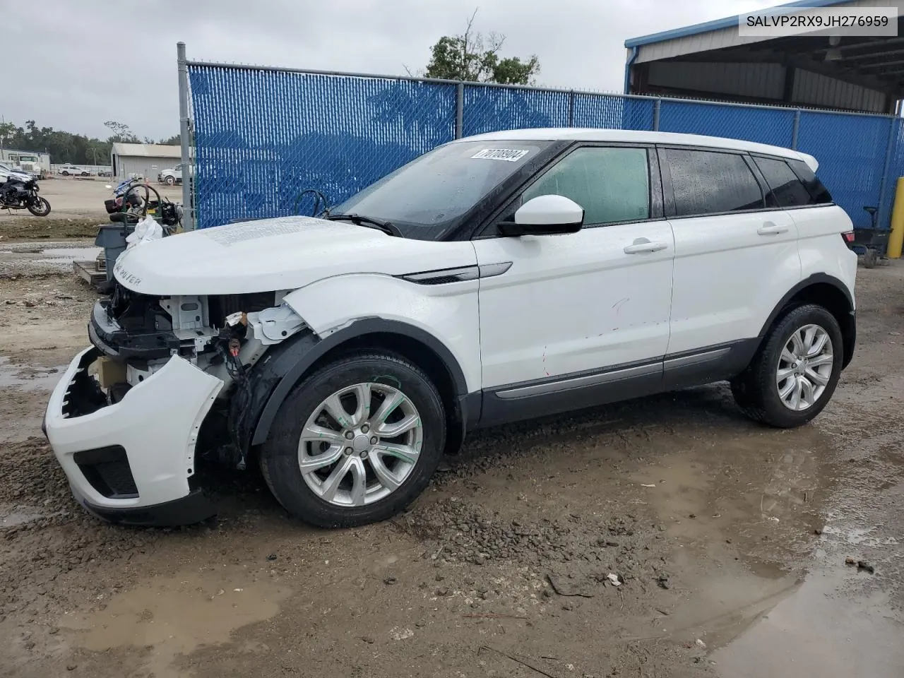 SALVP2RX9JH276959 2018 Land Rover Range Rover Evoque Se