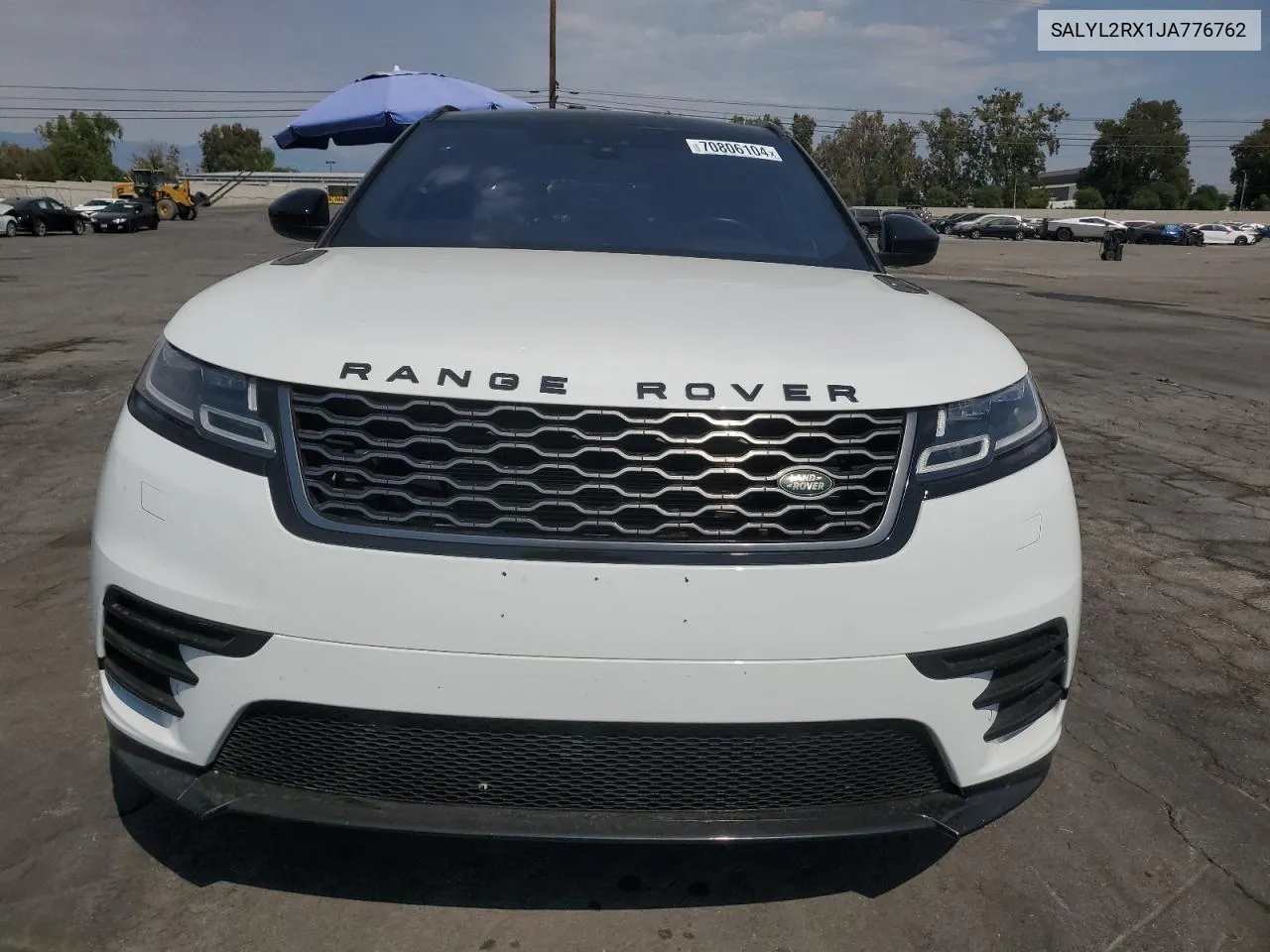 2018 Land Rover Range Rover Velar R-Dynamic Se VIN: SALYL2RX1JA776762 Lot: 70806104