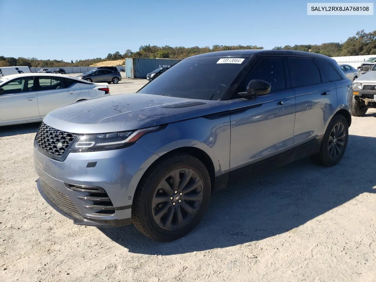 2018 Land Rover Range Rover Velar R-Dynamic Se VIN: SALYL2RX8JA768108 Lot: 70813864