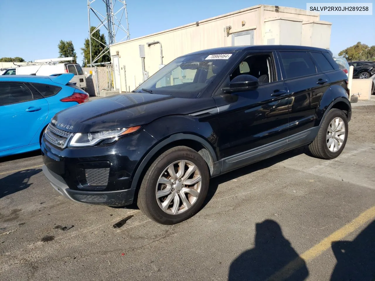 2018 Land Rover Range Rover Evoque Se VIN: SALVP2RX0JH289258 Lot: 70860464