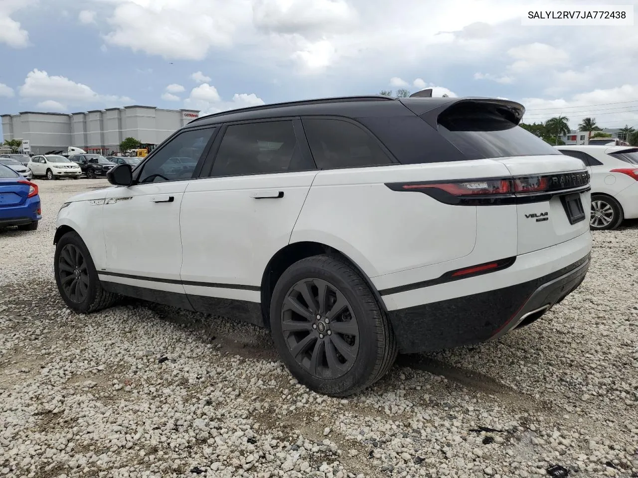 SALYL2RV7JA772438 2018 Land Rover Range Rover Velar R-Dynamic Se