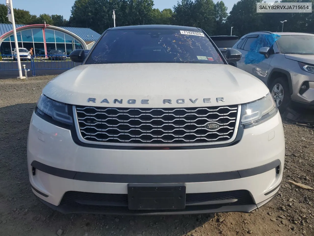 2018 Land Rover Range Rover Velar S VIN: SALYB2RVXJA715654 Lot: 71428324