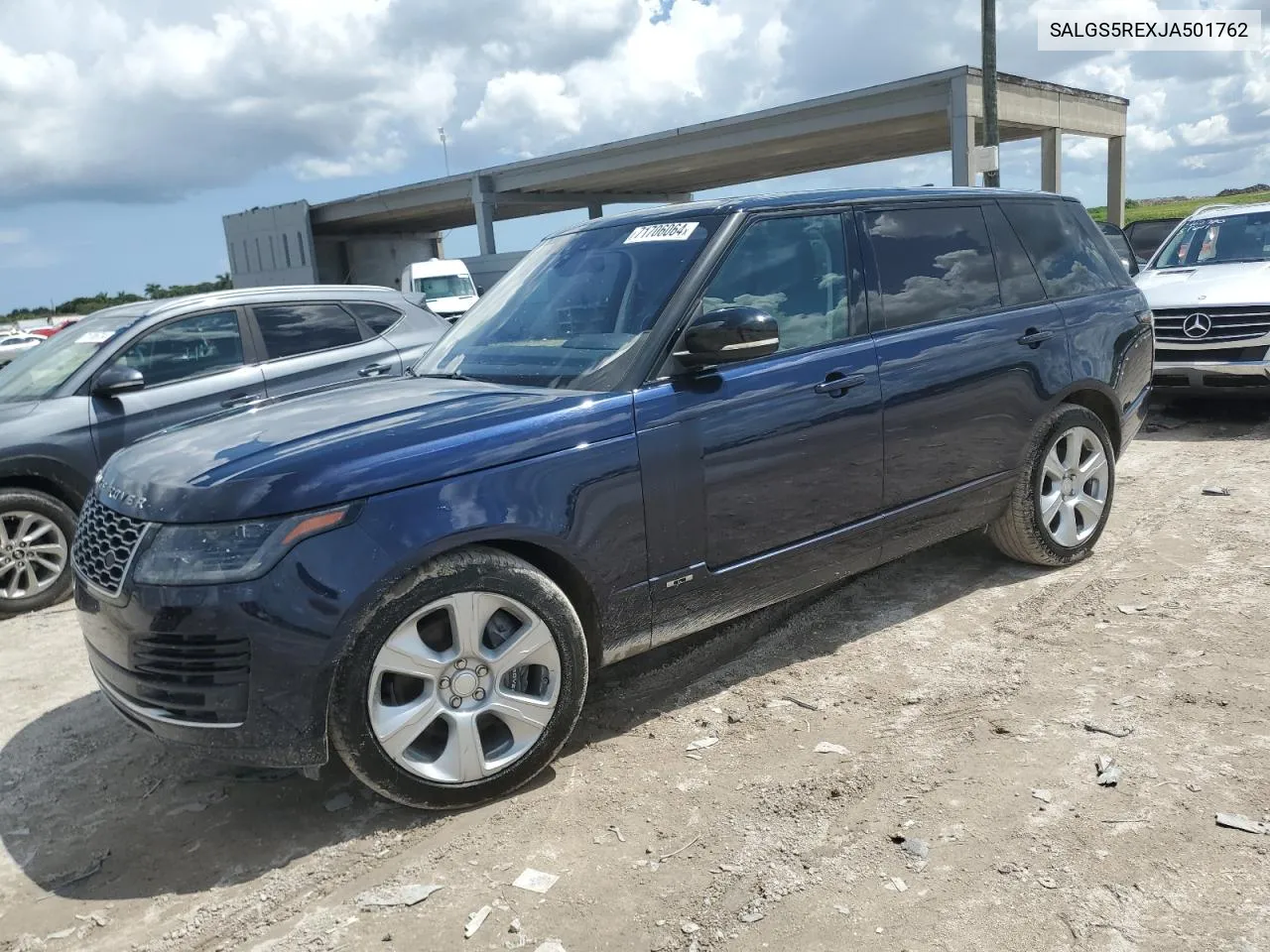 2018 Land Rover Range Rover Supercharged VIN: SALGS5REXJA501762 Lot: 71706064