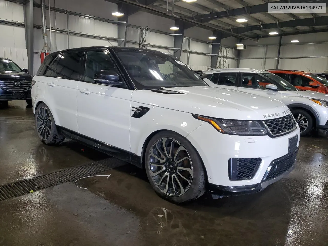 2018 Land Rover Range Rover Sport Hse VIN: SALWR2RV8JA194971 Lot: 72583514