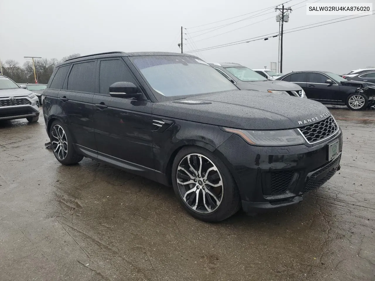 2019 Land Rover Range Rover Sport Se VIN: SALWG2RU4KA876020 Lot: 44925564