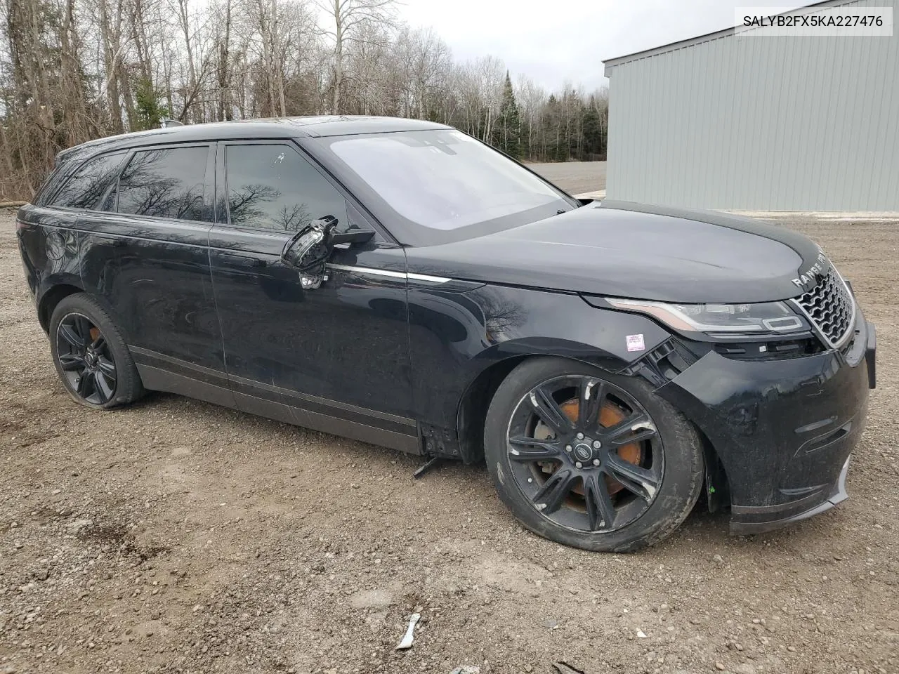 2019 Land Rover Range Rover Velar S VIN: SALYB2FX5KA227476 Lot: 47974374