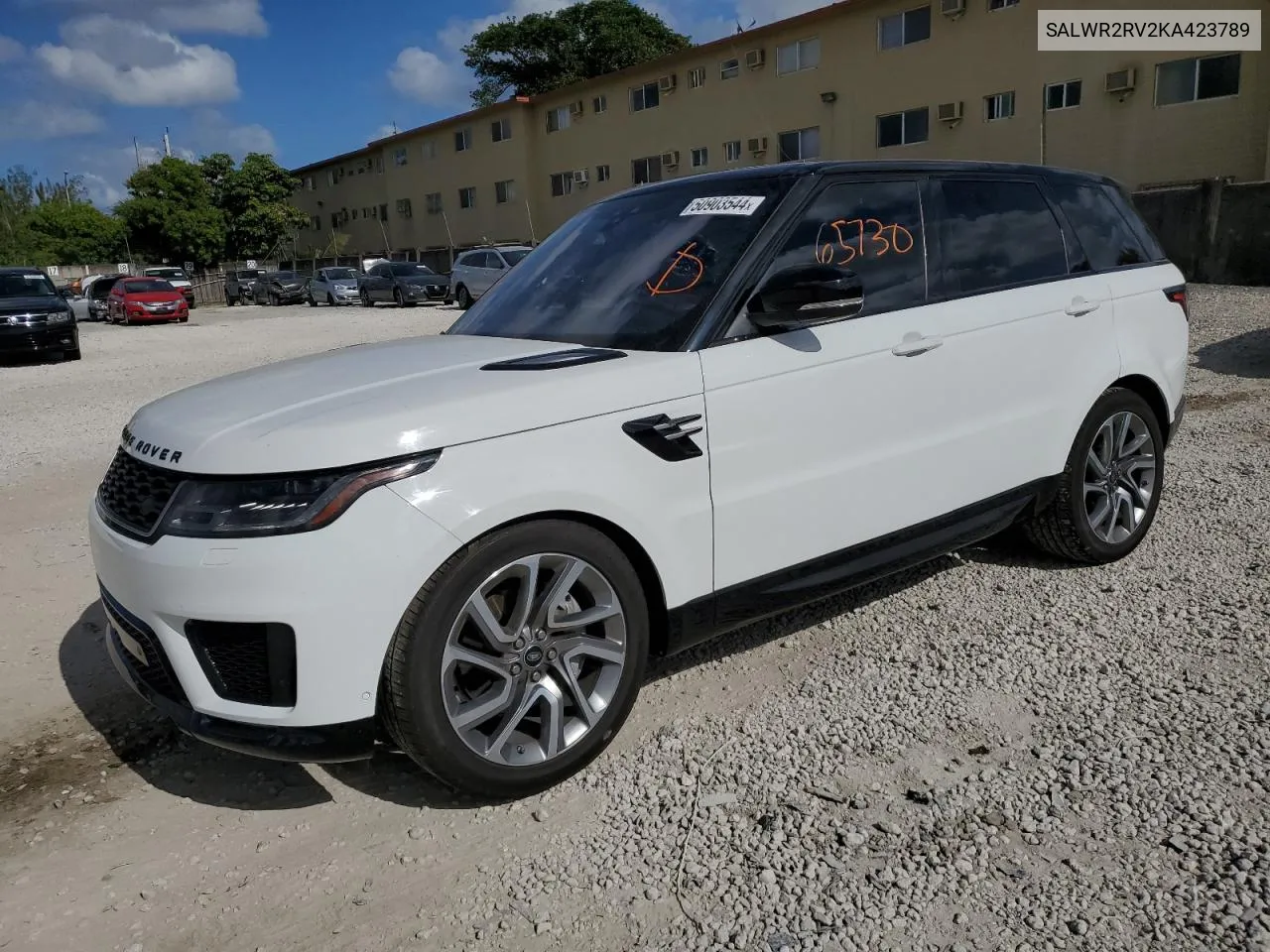 2019 Land Rover Range Rover Sport Hse VIN: SALWR2RV2KA423789 Lot: 50903544