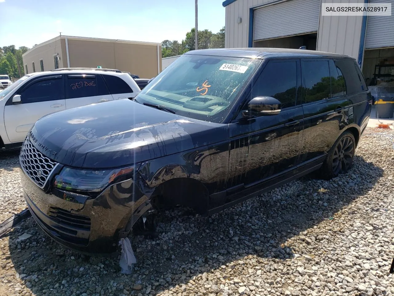 2019 Land Rover Range Rover Supercharged VIN: SALGS2RE5KA528917 Lot: 51402634