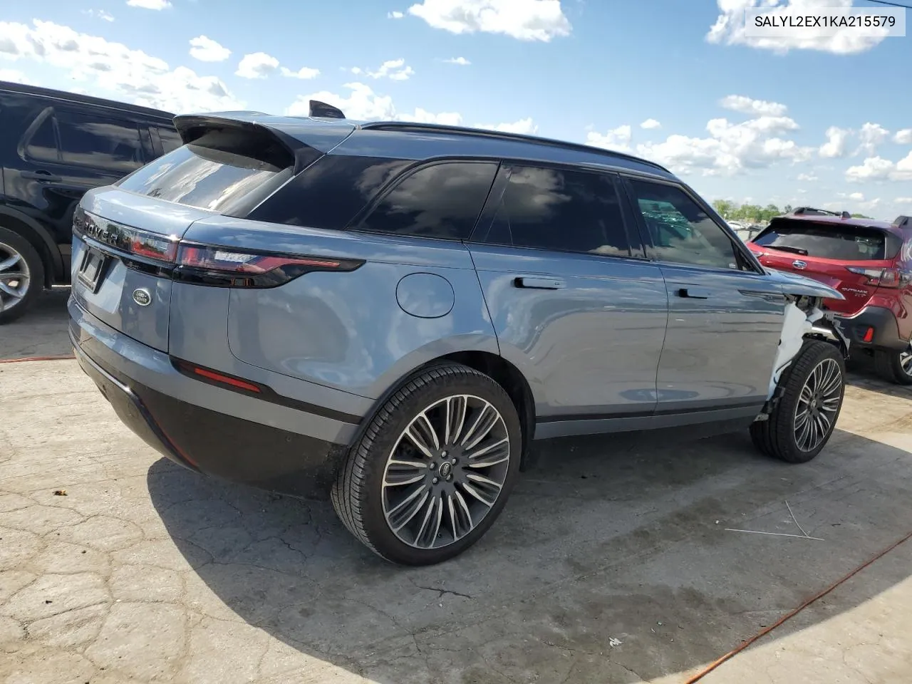 2019 Land Rover Range Rover Velar R-Dynamic Se VIN: SALYL2EX1KA215579 Lot: 51908214